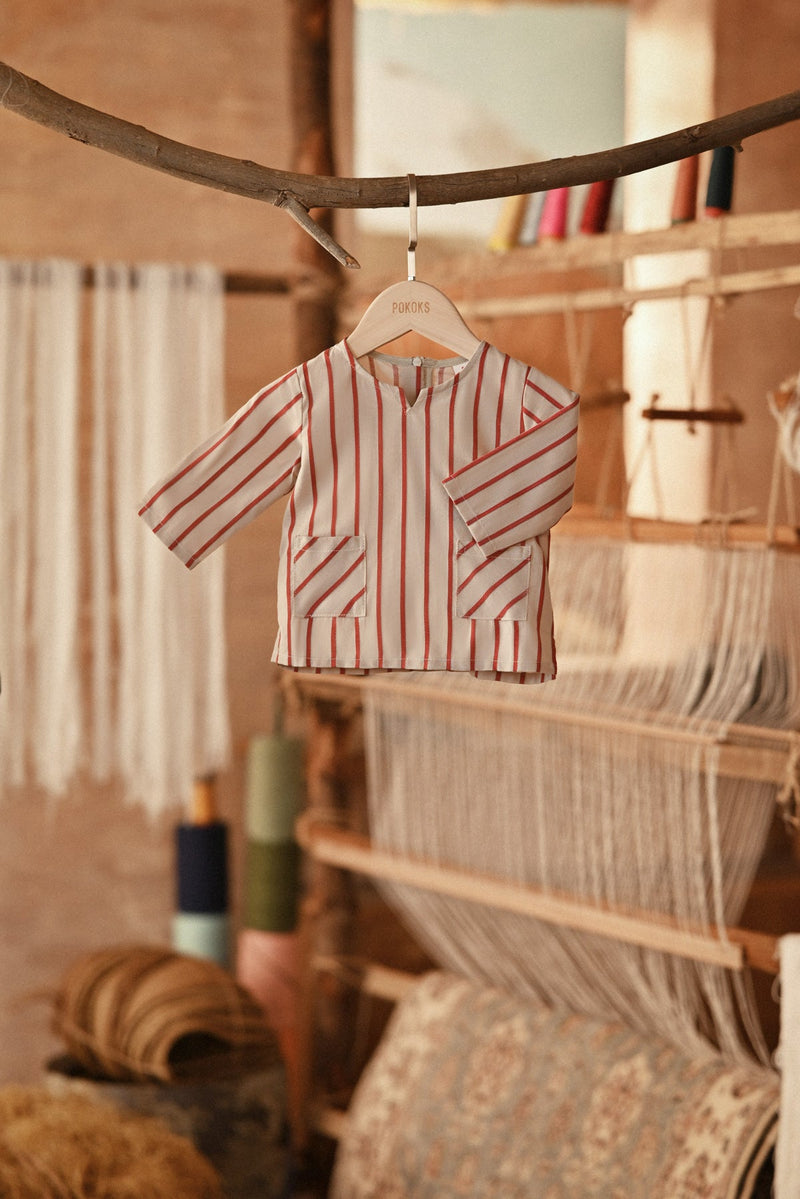 The Asal Kita Babies Kurta - Peanut Regal