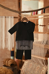 The Asal Kita Babies Baju Melayu Teluk Belanga - Black