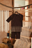 The Asal Kita Babies Baju Melayu Teluk Belanga - Dark Burgundy