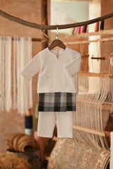 The Asal Kita Babies Baju Melayu Teluk Belanga - Fog Cream