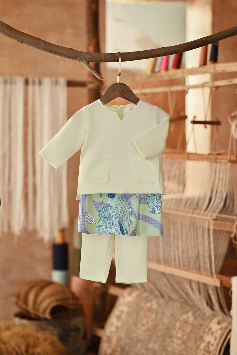 The Asal Kita Babies Baju Melayu Teluk Belanga - Baby Mint