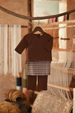 The Asal Kita Babies Baju Melayu Teluk Belanga - Milk Chocolate
