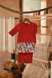 The Asal Kita Babies Baju Melayu Teluk Belanga - Chili Pepper
