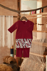 The Asal Kita Babies Baju Melayu Teluk Belanga - Chili Pepper