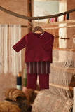 The Asal Kita Babies Baju Melayu Teluk Belanga - Maroon