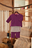The Asal Kita Babies Baju Melayu Teluk Belanga - Deep Fuchsia