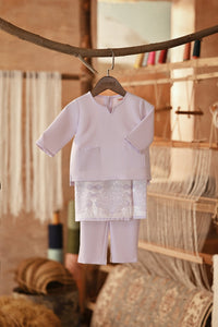 The Asal Kita Babies Baju Melayu Teluk Belanga - Baby Lavender