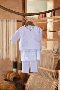 The Asal Kita Babies Baju Melayu Teluk Belanga - Baby Lavender