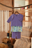 The Asal Kita Babies Baju Melayu Teluk Belanga - Dusty Purple