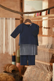 The Asal Kita Babies Baju Melayu Teluk Belanga - Deep Blue