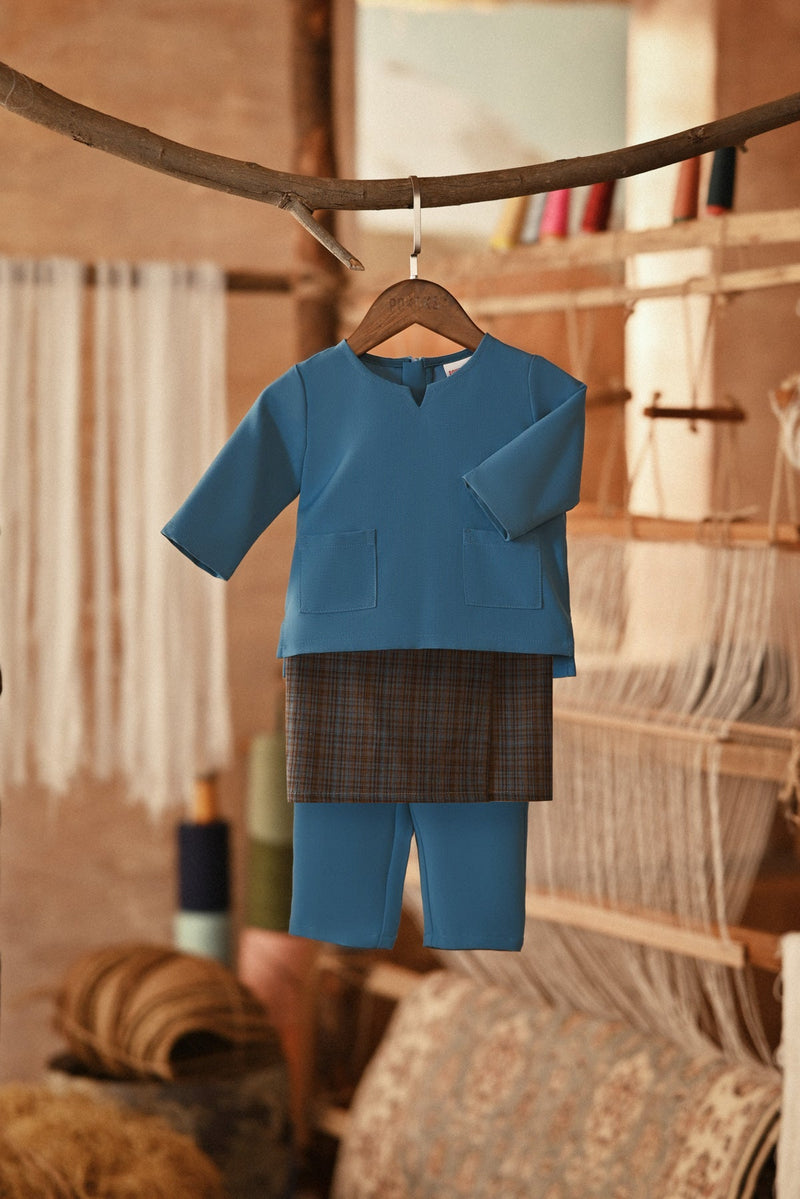The Asal Kita Babies Baju Melayu Teluk Belanga - Jade Teal