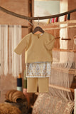 The Asal Kita Babies Baju Melayu Teluk Belanga - Champagne Yellow