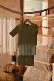 The Asal Kita Babies Baju Melayu Teluk Belanga - Green Olive