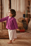 The Asal Kita Babies Embroidered Kebaya Top - Deep Fuchsia
