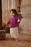 The Asal Kita Babies Back Pleated Skirt - Creamish Plus