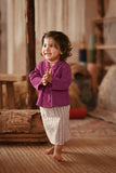The Asal Kita Babies Embroidered Kebaya Top - Deep Fuchsia