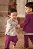 The Asal Kita Babies Baju Melayu Teluk Belanga - Deep Fuchsia