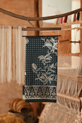 The Ori Men Traditional Samping - Teal Bloom