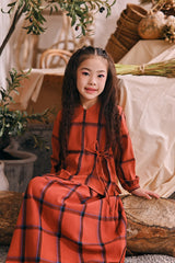 The Courtyard Side Tie Blouse - Blaze Square