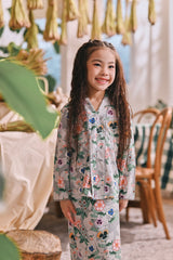 The Courtyard Kebaya Top - Wildflowers