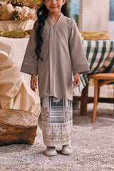 The Courtyard Jacquard Skirt - Snow Regal