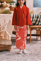 The Courtyard Folded Skirt - Rosee