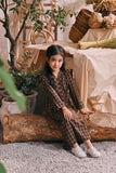 The Courtyard Kebaya Top - Truffle Check