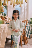 The Courtyard Kebaya Top - Baby Mint