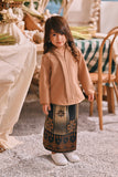 The Courtyard Kebaya Top - Milky Brown