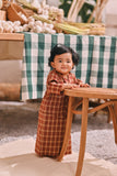 The Courtyard Babies Kebaya - Russet Check