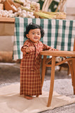 The Courtyard Babies Kebaya - Russet Check