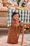 The Courtyard Babies Kebaya - Russet Check