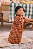 The Courtyard Babies Kebaya - Russet Check