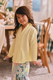 The Courtyard Kebaya Top - Baby Yellow