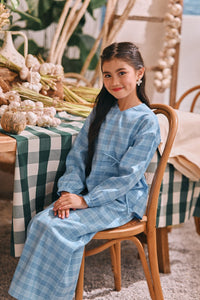 The Courtyard Side Tie Blouse - Skylark