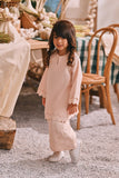 The Courtyard Layered Broderie Kurung Top - Creamy