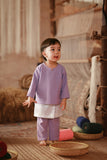 The Asal Kita Babies Baju Melayu Teluk Belanga - Violet Powder