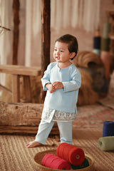The Asal Kita Babies Baju Melayu Teluk Belanga - Baby Blue
