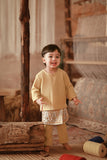 The Asal Kita Babies Baju Melayu Teluk Belanga - Champagne Yellow