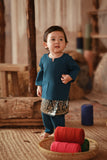 The Asal Kita Babies Baju Melayu Teluk Belanga - Deep Teal