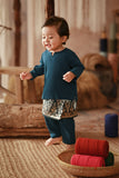 The Asal Kita Babies Baju Melayu Teluk Belanga - Deep Teal