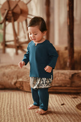 The Asal Kita Babies Baju Melayu Teluk Belanga - Deep Teal
