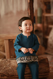 The Asal Kita Babies Baju Melayu Teluk Belanga - Deep Teal