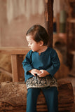 The Asal Kita Babies Baju Melayu Teluk Belanga - Deep Teal
