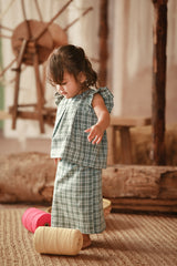 The Asal Kita Babies Kurung Pleats Top - Mintgrid