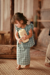 The Asal Kita Babies Back Pleated Skirt - Mintgrid