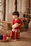 The Asal Kita Babies Baju Melayu Teluk Belanga - Rumba Red