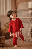 The Asal Kita Babies Baju Melayu Teluk Belanga - Rumba Red