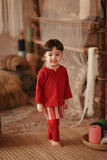 The Asal Kita Babies Baju Melayu Teluk Belanga - Rumba Red