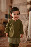 The Asal Kita Babies Baju Melayu Teluk Belanga - Green Olive